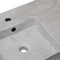 Small Modern Console Sink, Marble Style Sink, 24